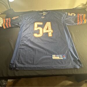 Vtg Reebok Onfield Navy Blue Jersey #54 urlacher